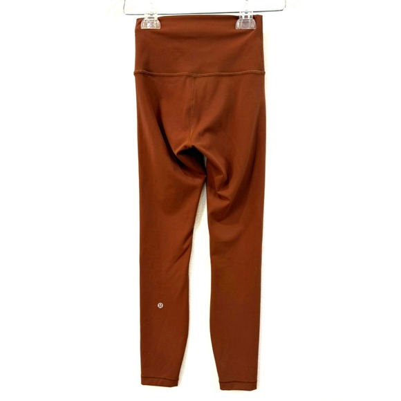 Lululemon Wunder Train High Rise Leggings Brown Size 2 - Picture 4 of 8